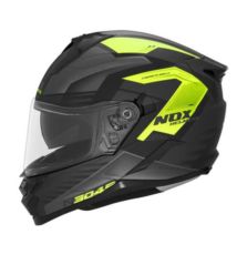 NOX N304S kask REVO żółty fluo mat czarny S