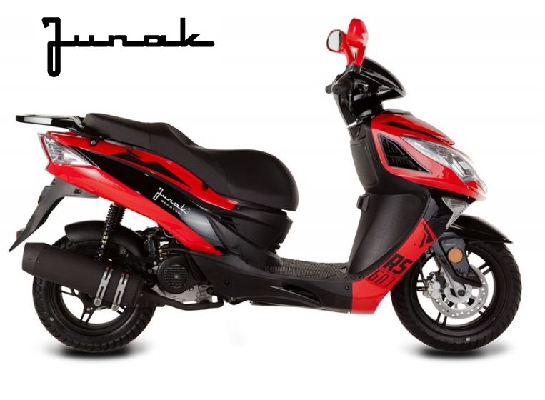 JUNAK 607 4T 50 CM3, CZARNO-BORDOWY, 2025r