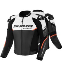 SHIMA Bandit 2.0 kurtka skórzana czerwona 50