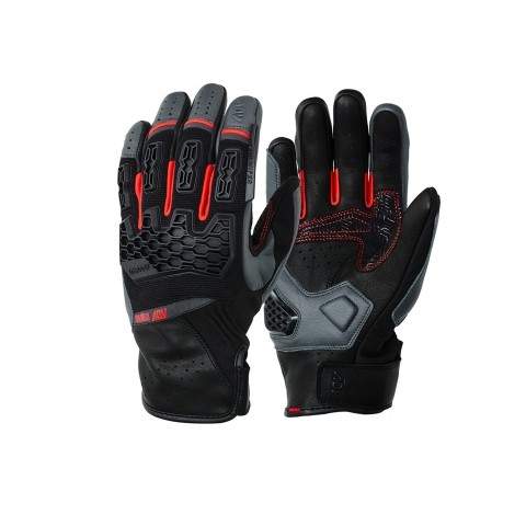 MODEKA Atlaz rękawice krótkie czarno-szare 10