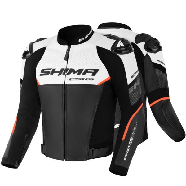 SHIMA Bandit 2.0 Men kurtka skórzana czerwona 50