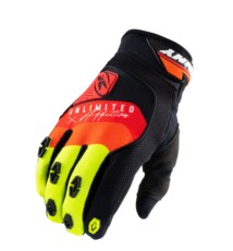 KENNY Rękawice SAFETY cross RED YELLOW BLACK M