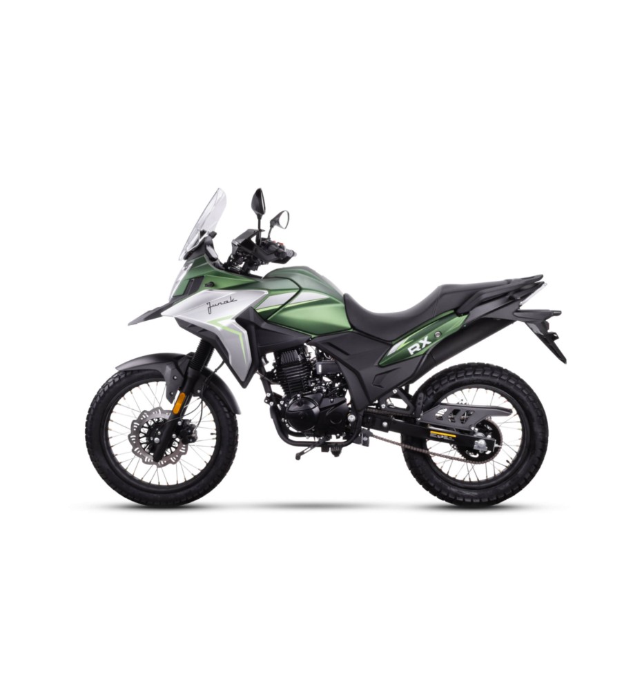 JUNAK RX125 ZIELONY 2025 (kufry + gmole)
