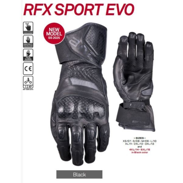 FIVE RFX Sport Evo rękawice czarne 8