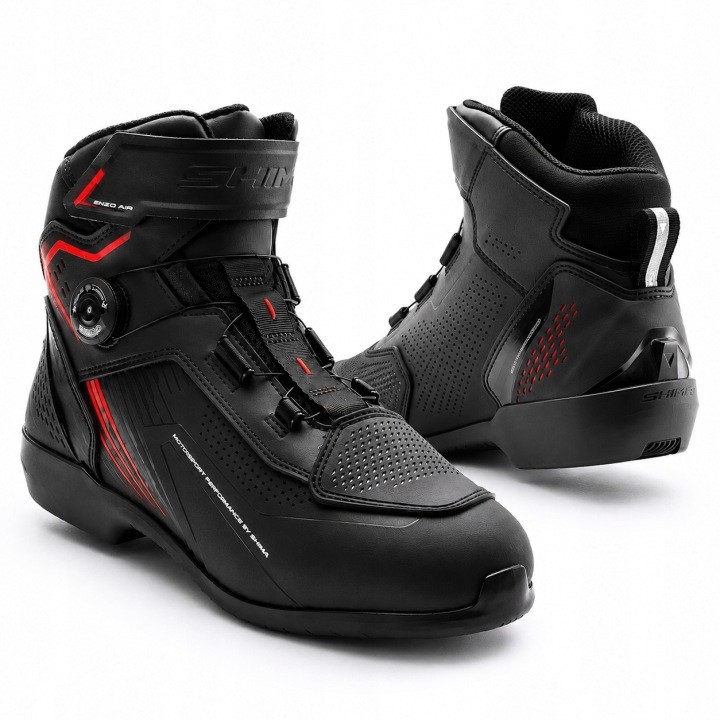 SHIMA Enzo Men Air buty czarno czerwone 45