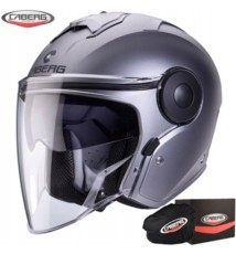 CABERG Soho kask jet szary mat S