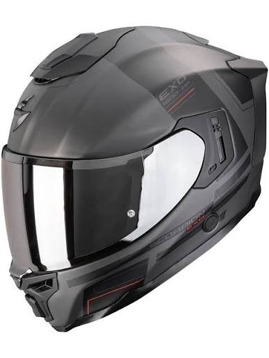 SCORPION EXO-1500 AIR DUAL mat silver-blk-red XL
