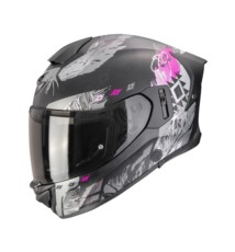 SCORPION EXO-530 Air kask HADJI Matt Black-Pink M