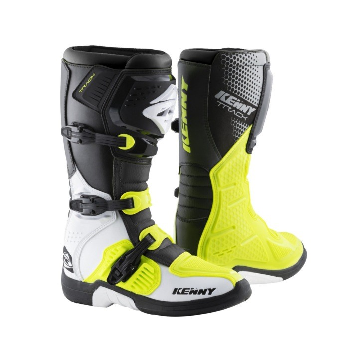 KENNY RACING BUTY CROSS WHITE/NEON YELLOW 41
