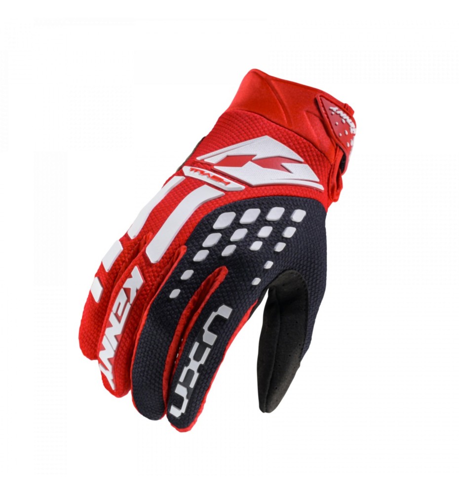 KENNY RACING RĘKAWICE CROSS SAFETY RED XL