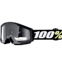 100 PROCENT GOGLE STRATA JUNIOR czarne