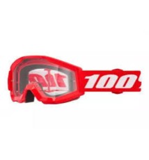 100 PROCENT GOGLE STRATA czerwone JUNIOR