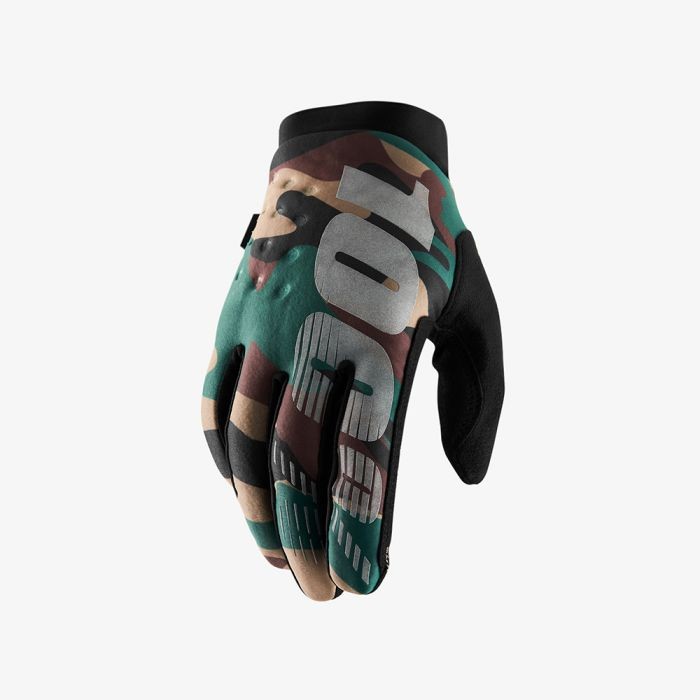 100 PROCENT rekawice BRISKER SOFTSHELL camo S