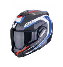 SCORPION Exo-Tech Carbon kask cz/nieb/czerw L