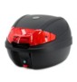 JUNAK Kufer tylny 0830 czarny z odblaskiem 30L