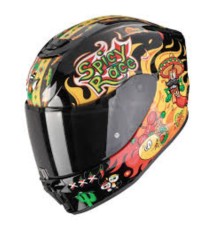 SCORPION EXO-JNR AIR YUCATAN Black-Yellow-Red M