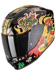 SCORPION EXO-JNR AIR YUCATAN Black-Yellow-Red M