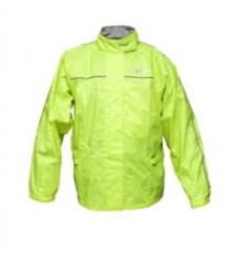 BIKETEC kurtka przeciwdeszczowa żółta fluo M