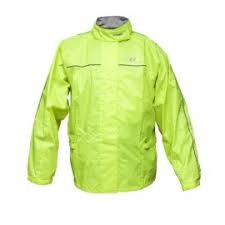 BIKETEC kurtka przeciwdeszczowa żółta fluo XL